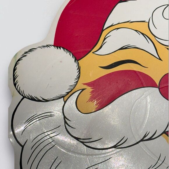 Vintage 90's Santa Placemat Christmas Town and Country Linen Vinyl 1994 - Picture 6 of 15